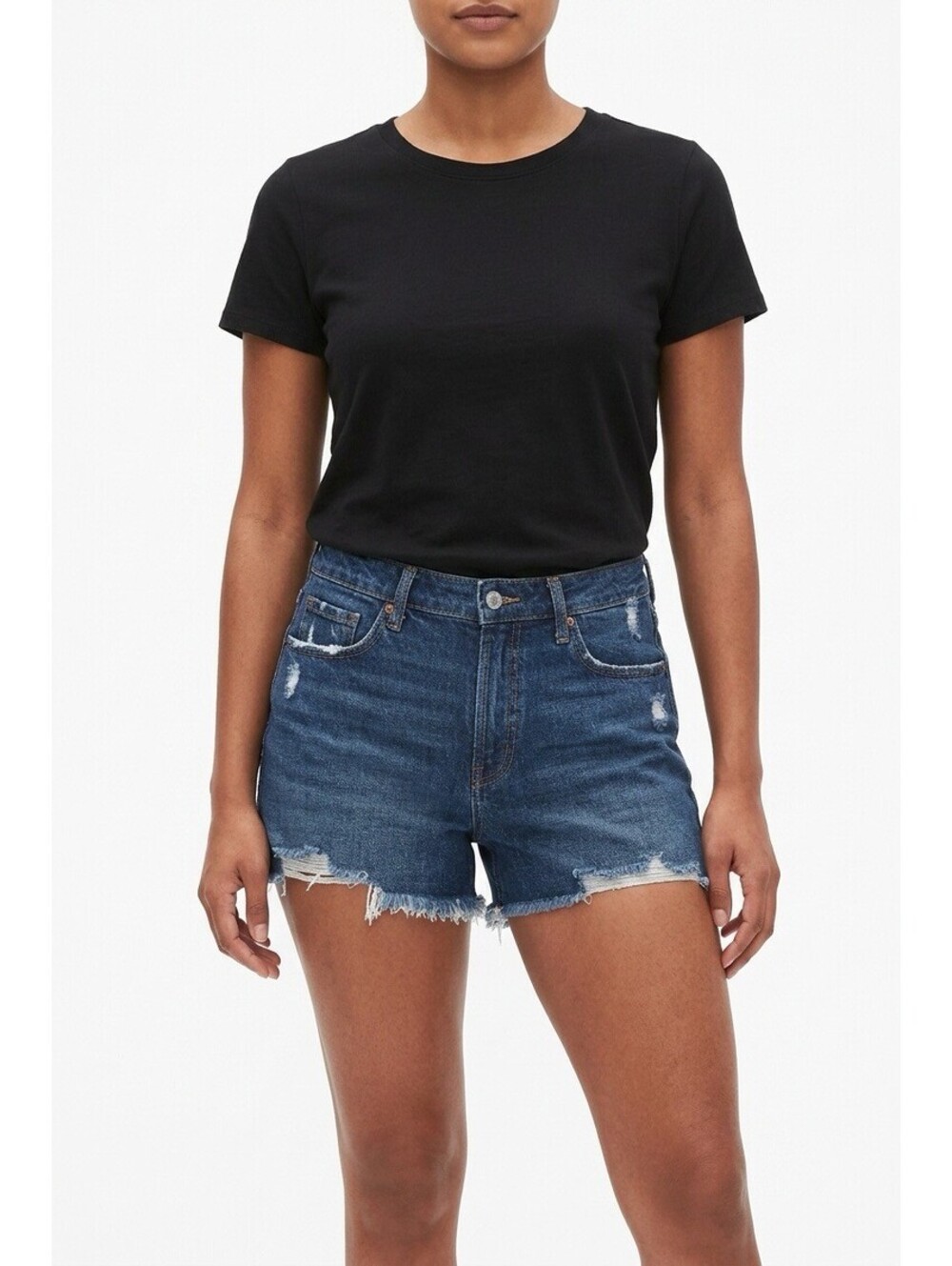 Old Navy High-Rise OG Straight Cut-Off Jean Shorts